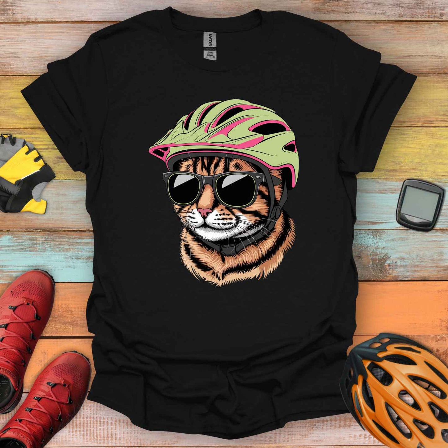 Meowtain Biker T-Shirt