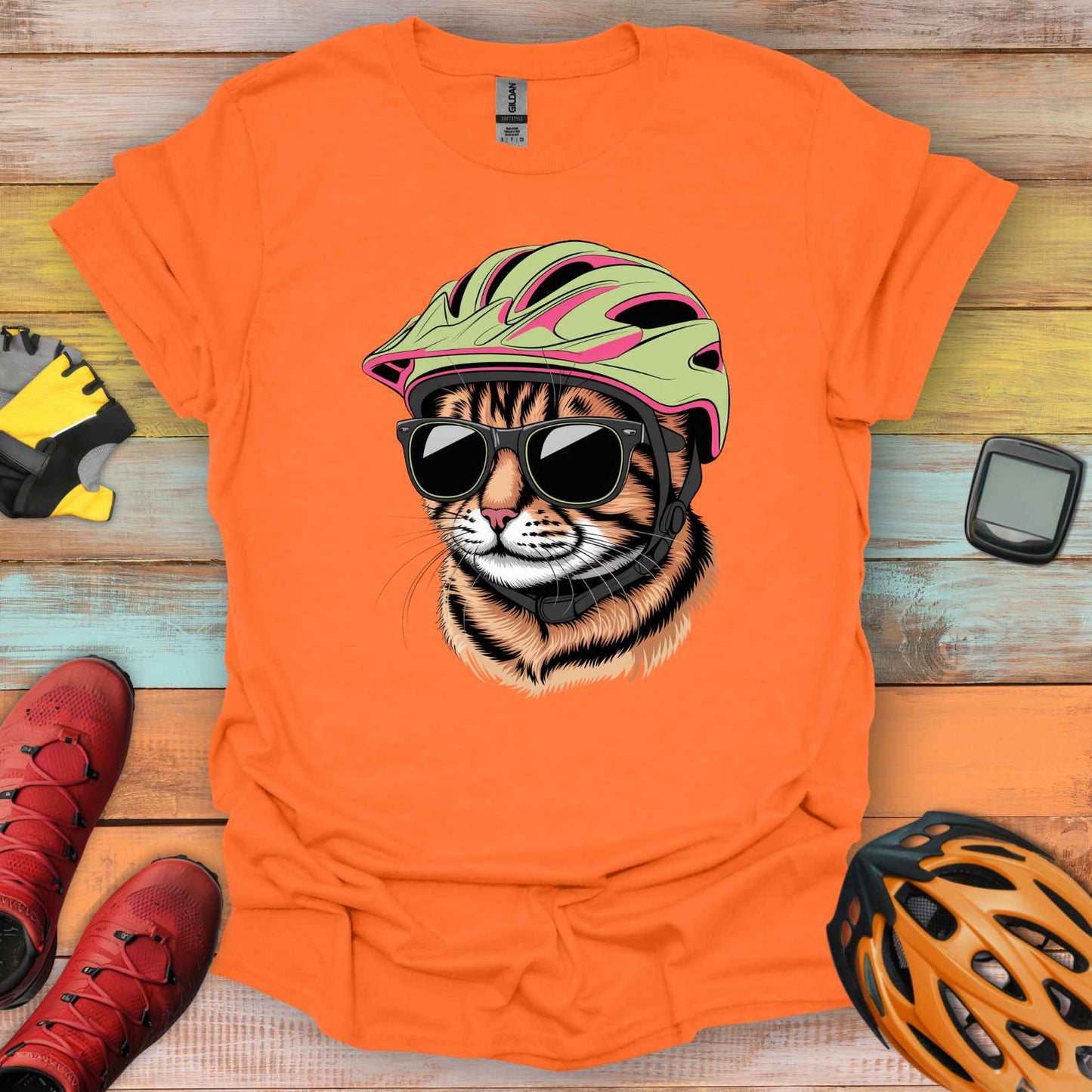 Meowtain Biker T-Shirt