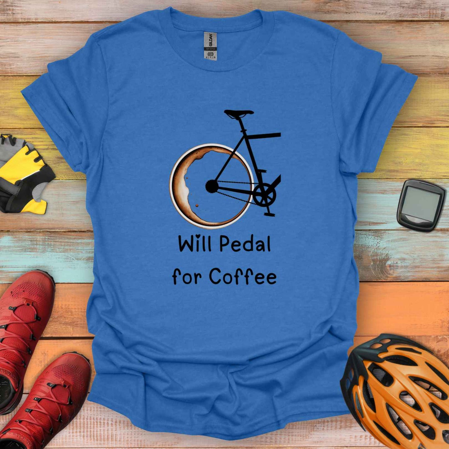 Will Pedal for Coffee T-Shirt