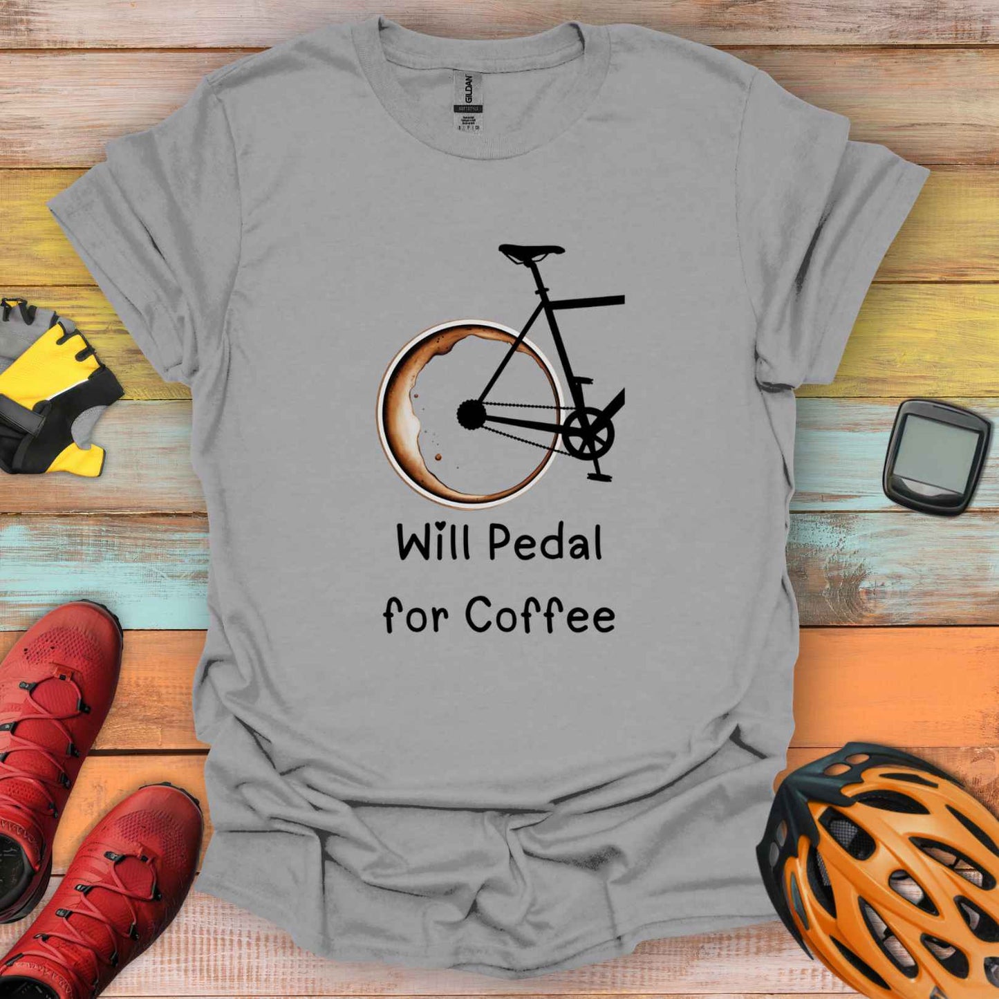 Will Pedal for Coffee T-Shirt