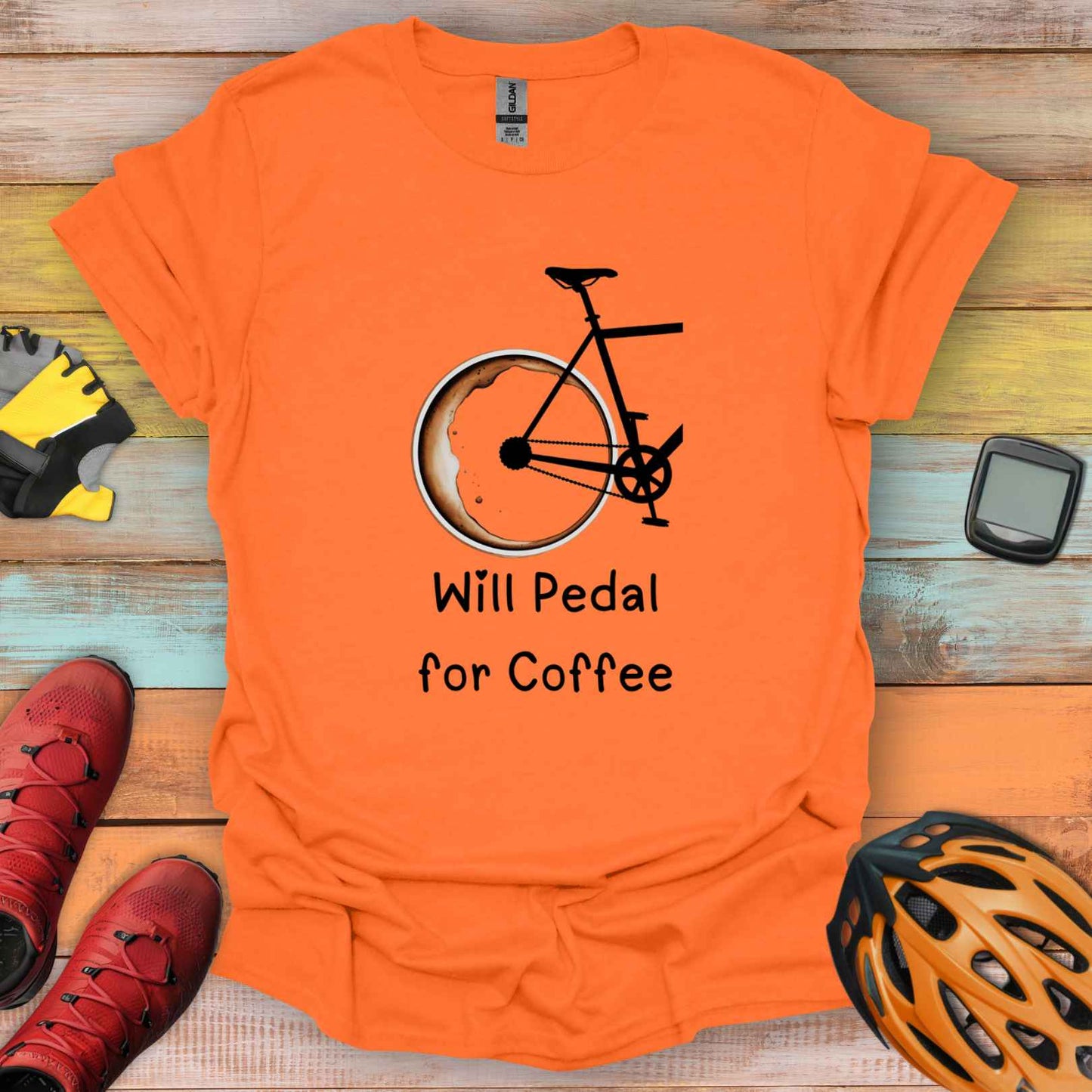Will Pedal for Coffee T-Shirt