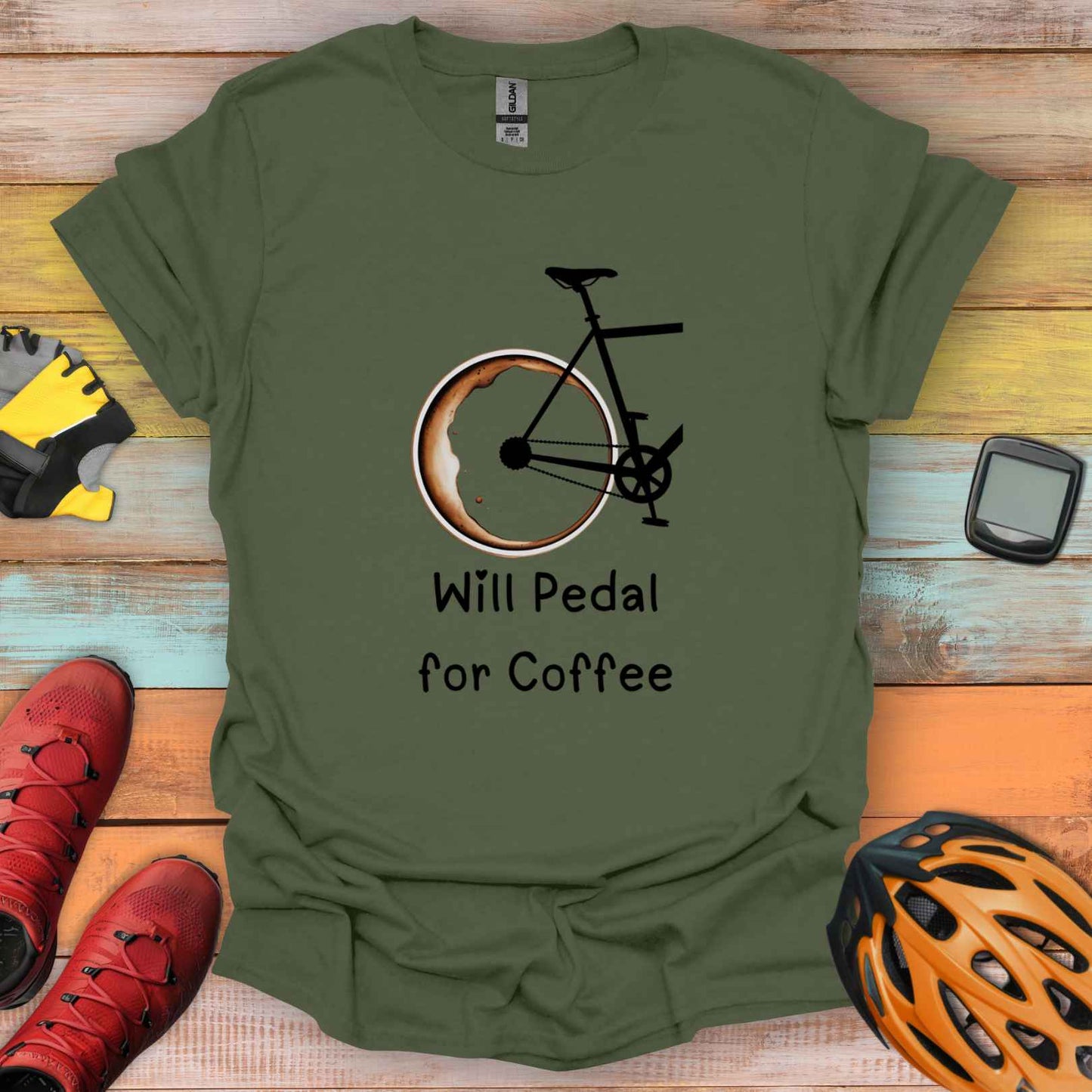 Will Pedal for Coffee T-Shirt