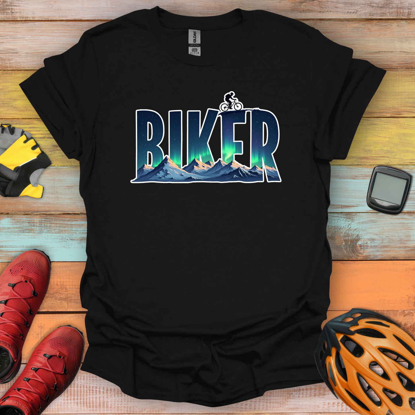 Aurora Biker T-Shirt