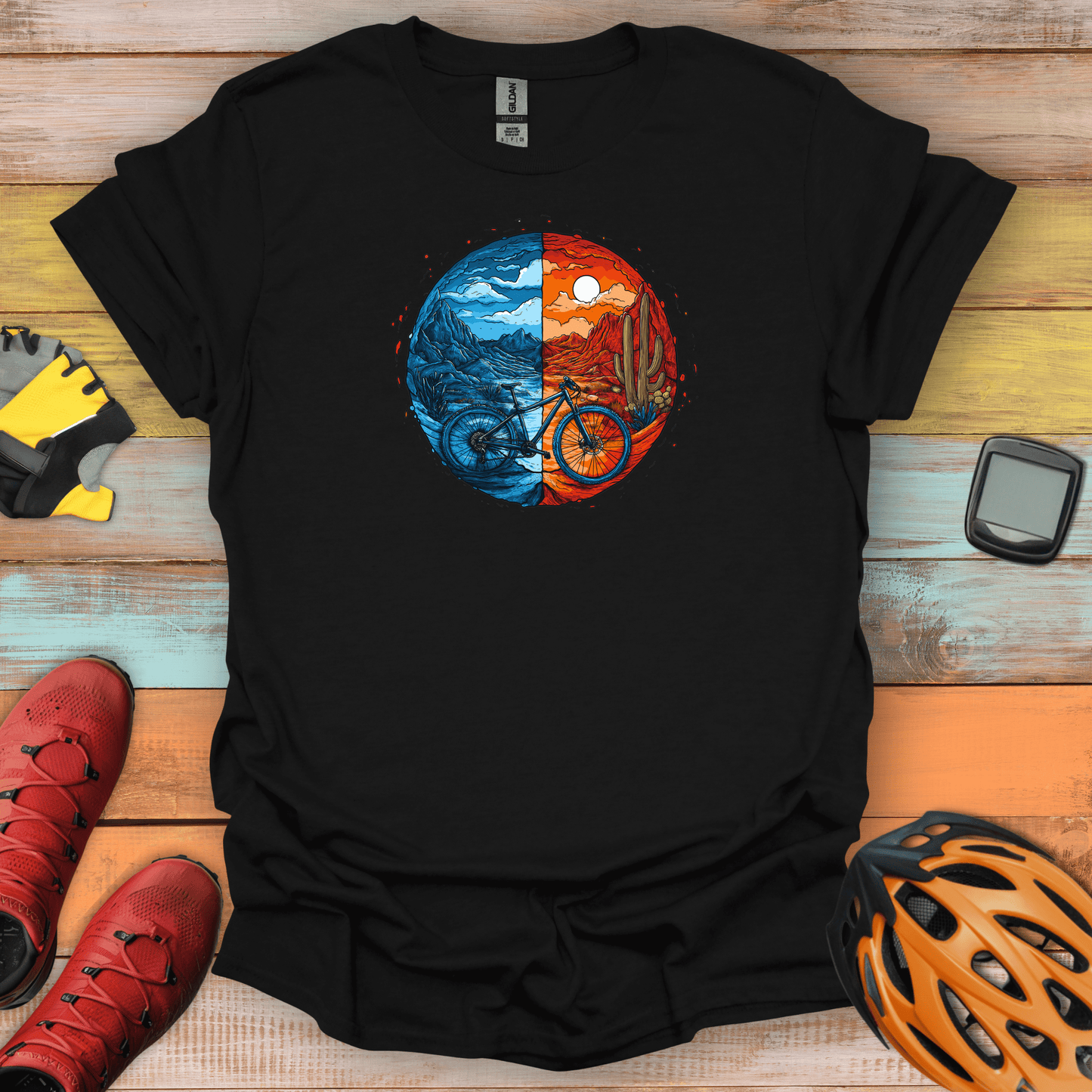 Biking Through the Elements T-Shirt