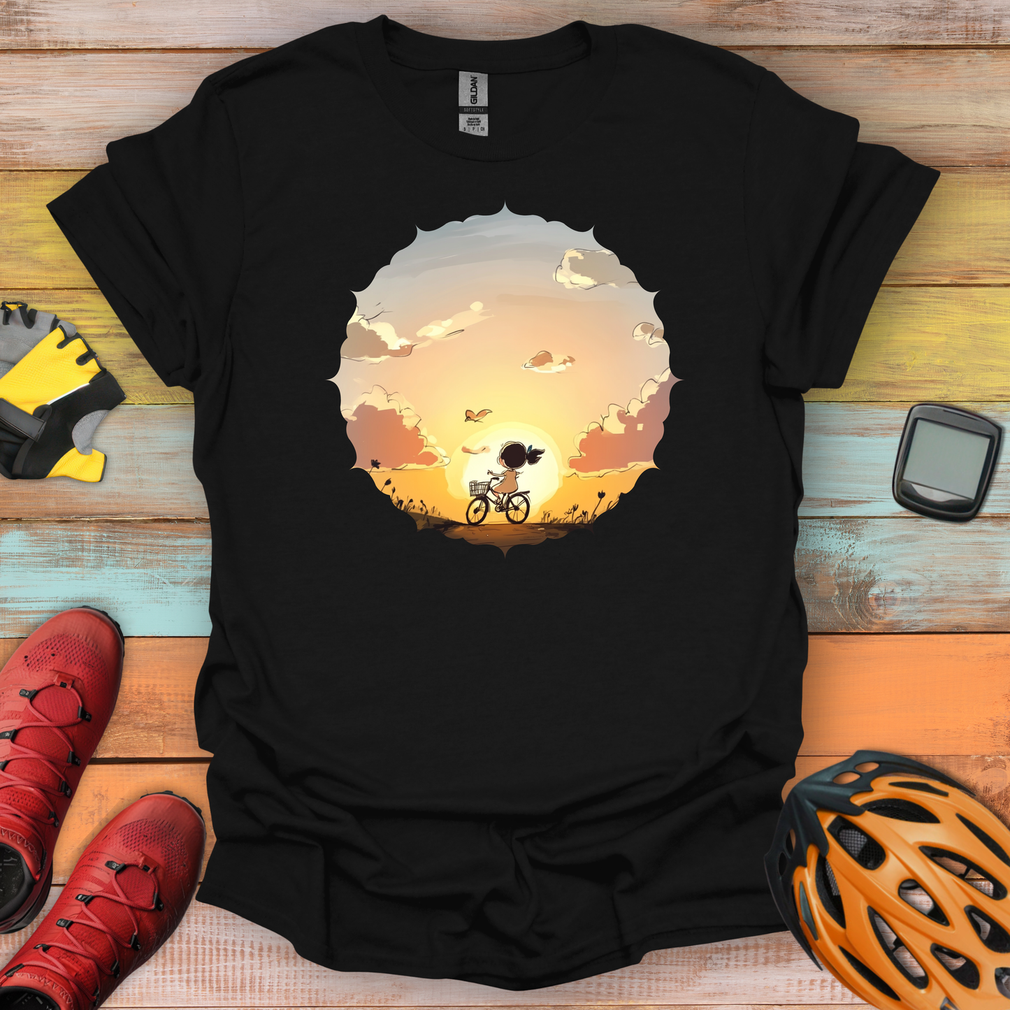 Dreamy Sunset Ride T-Shirt