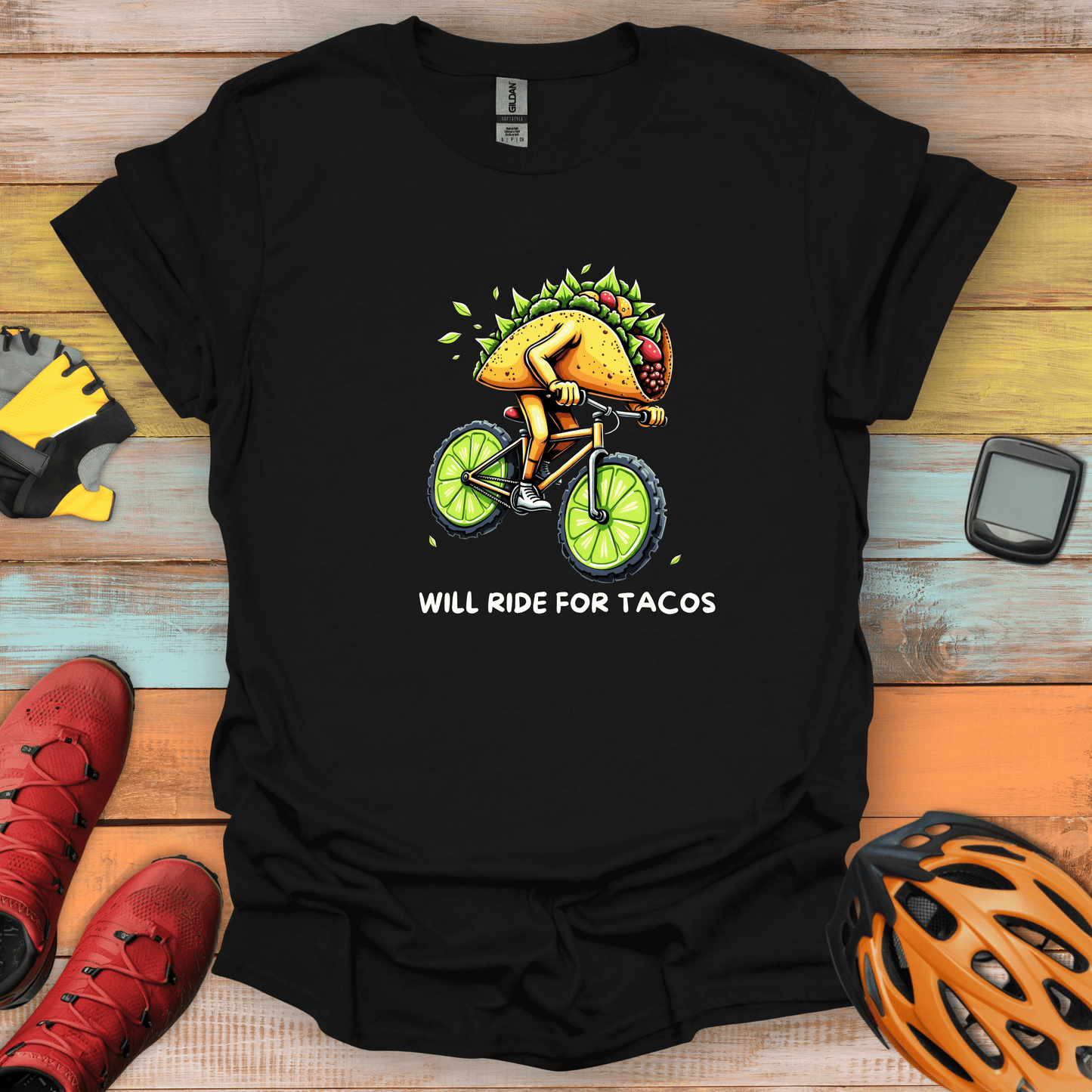 Taco Bike Fiesta T-Shirt