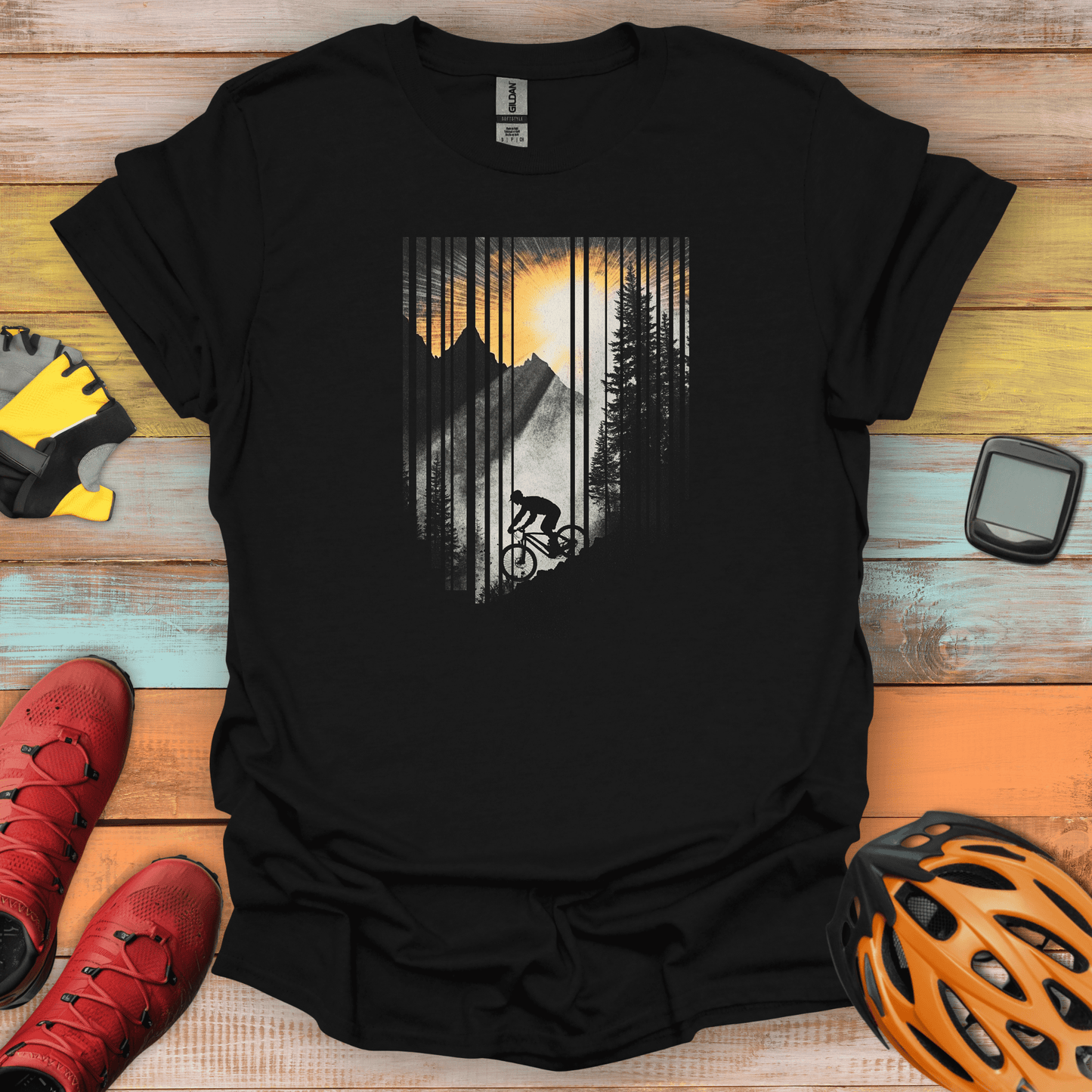 Sunset Downhill T-Shirt