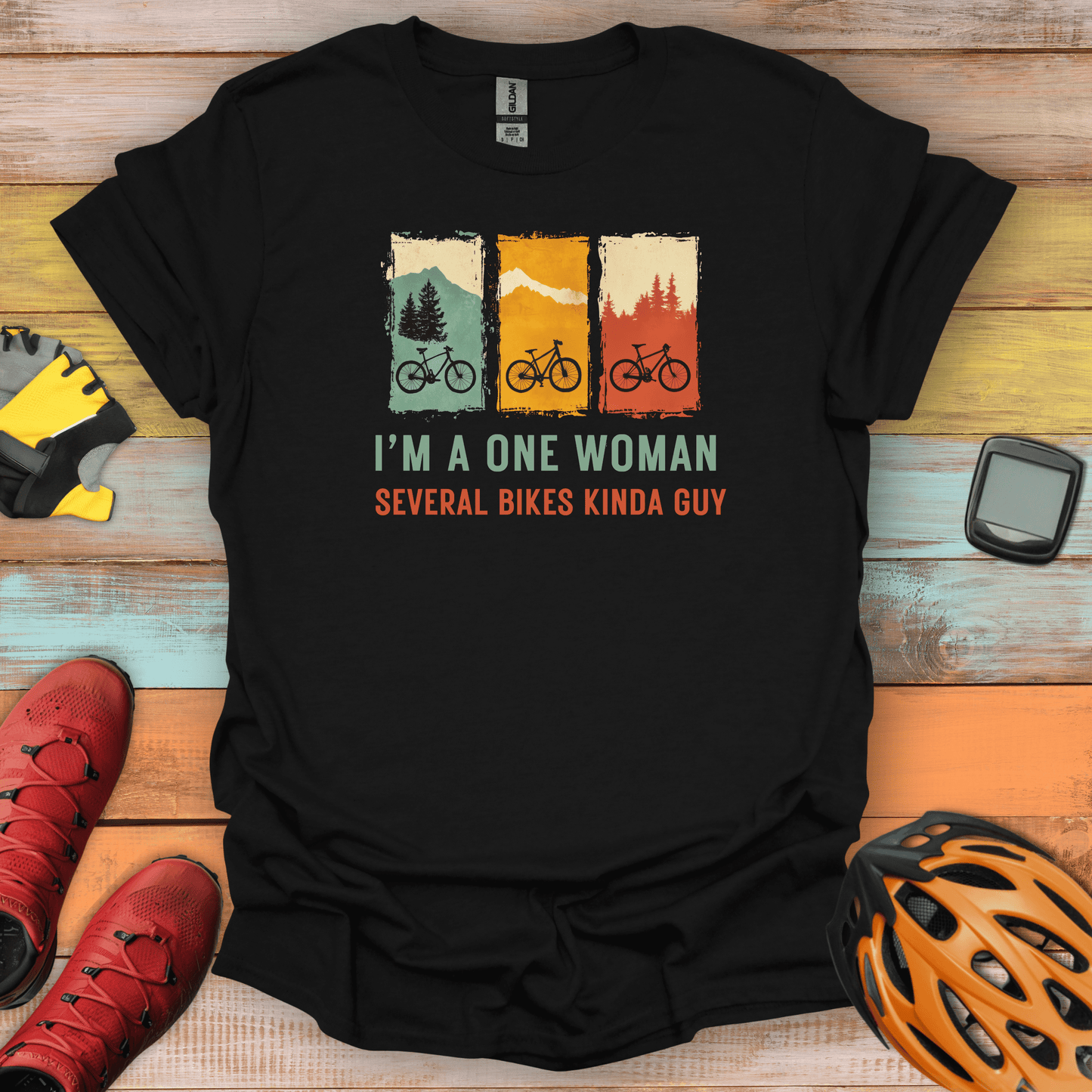 One Woman Many Rides T-Shirt