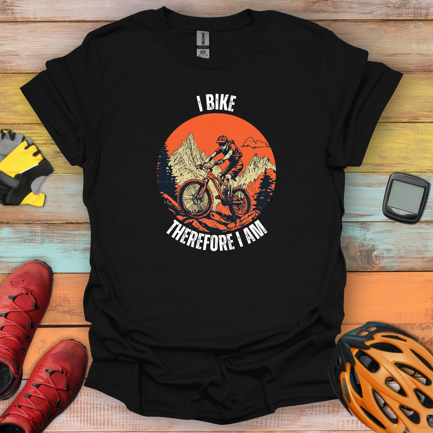 I Bike Circle T-Shirt