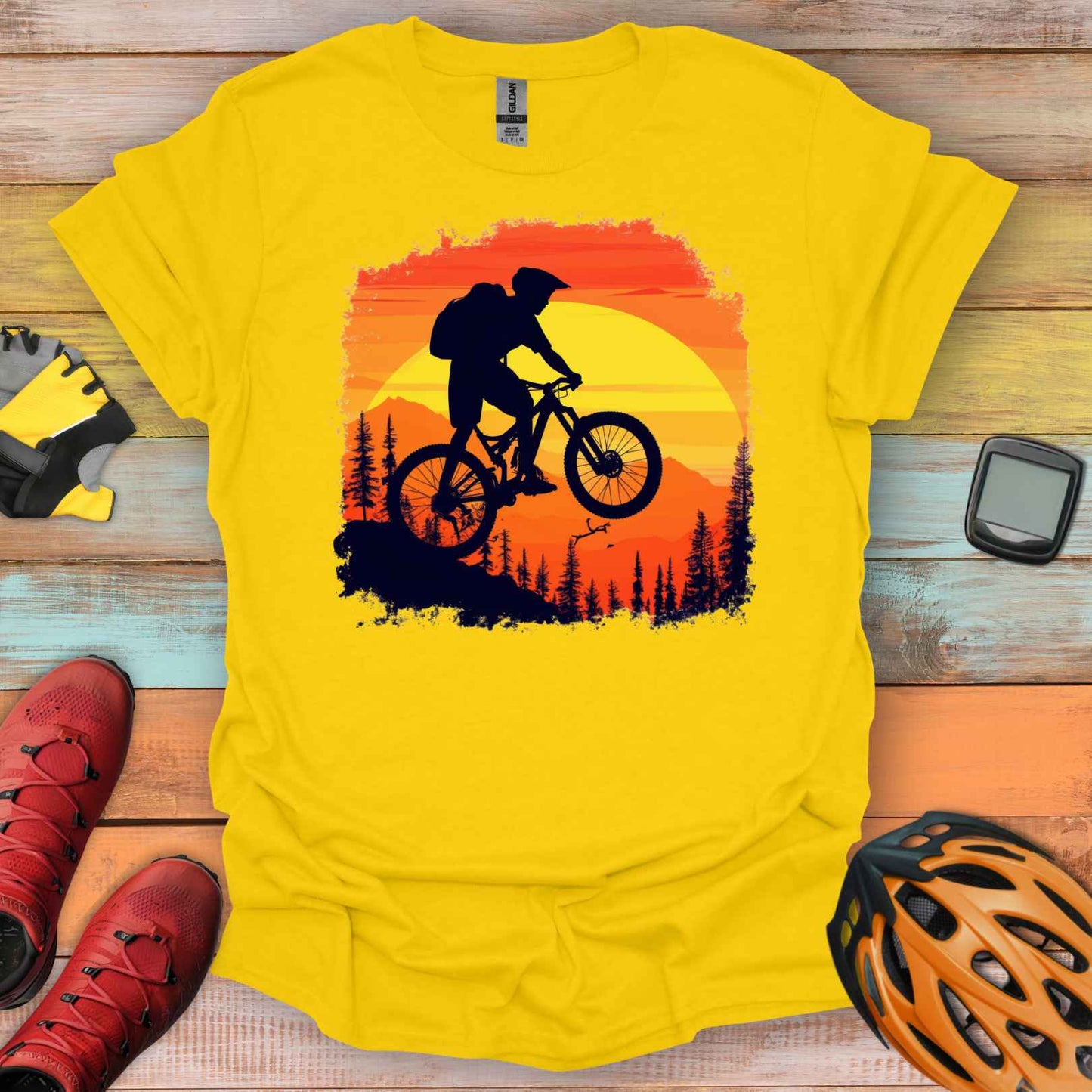 Biker Silhouette T-Shirt