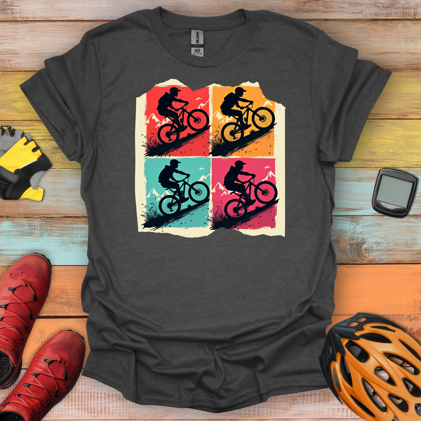 Pop Art Pedaler T-Shirt