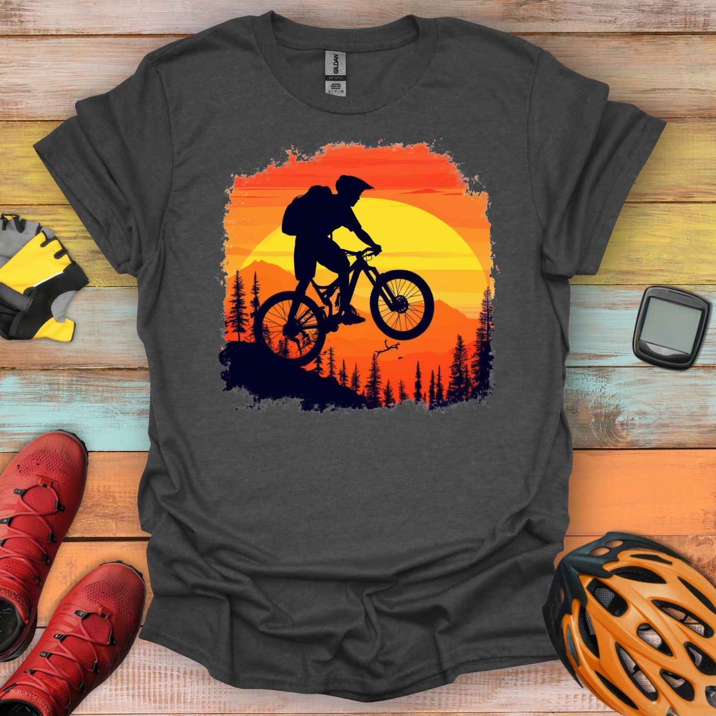 Biker Silhouette T-Shirt