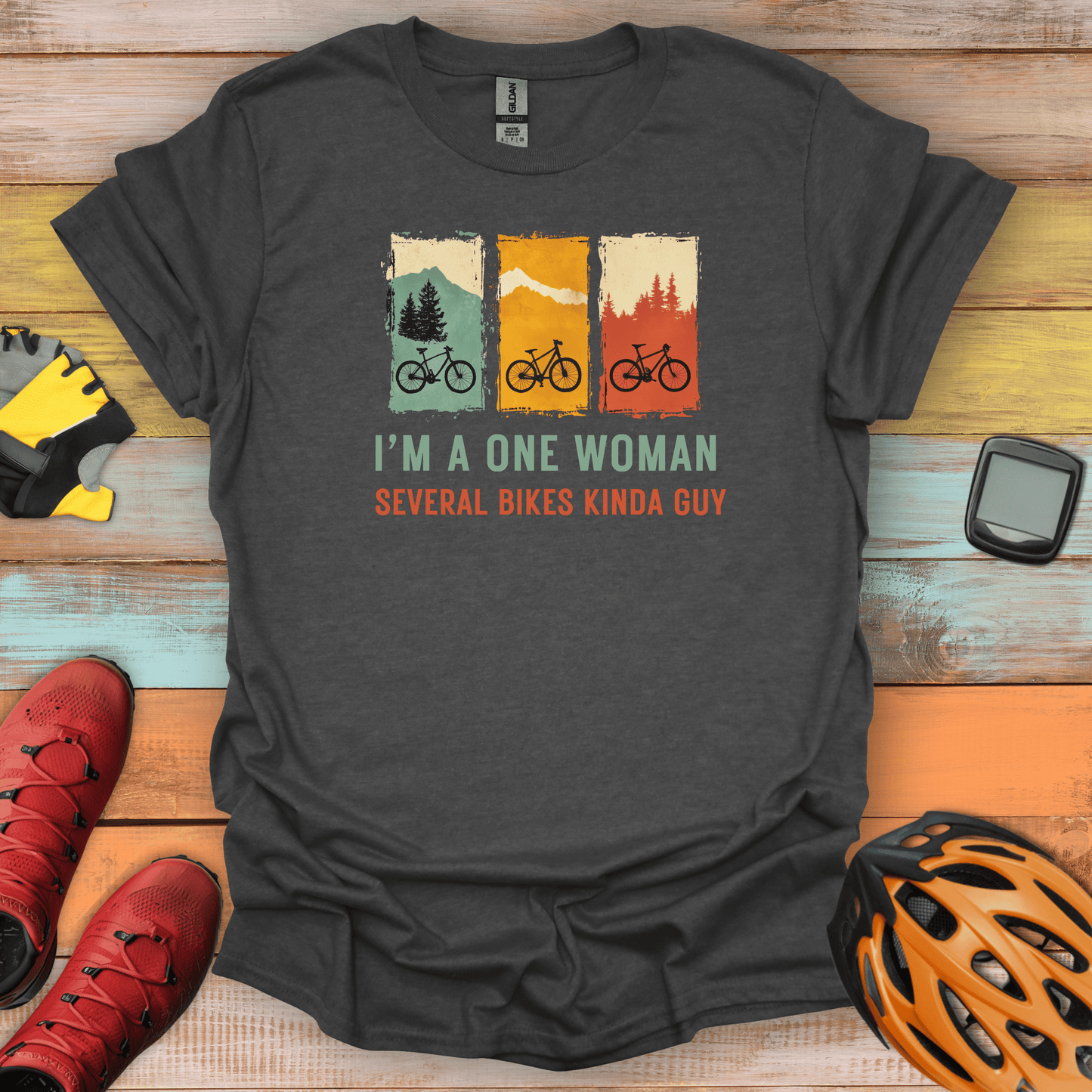 One Woman Many Rides T-Shirt