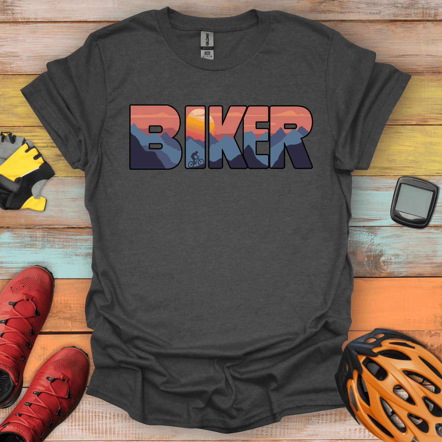 Trailblazing Biker T-Shirt