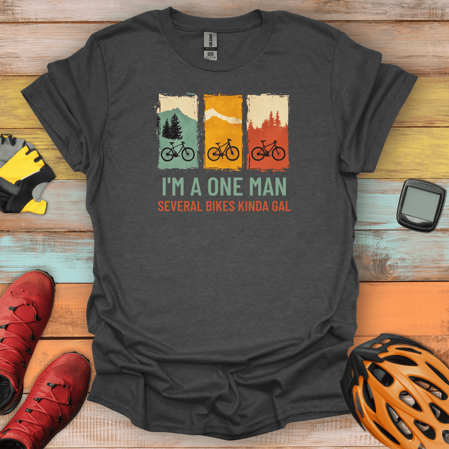 One Man Many Rides T-Shirt