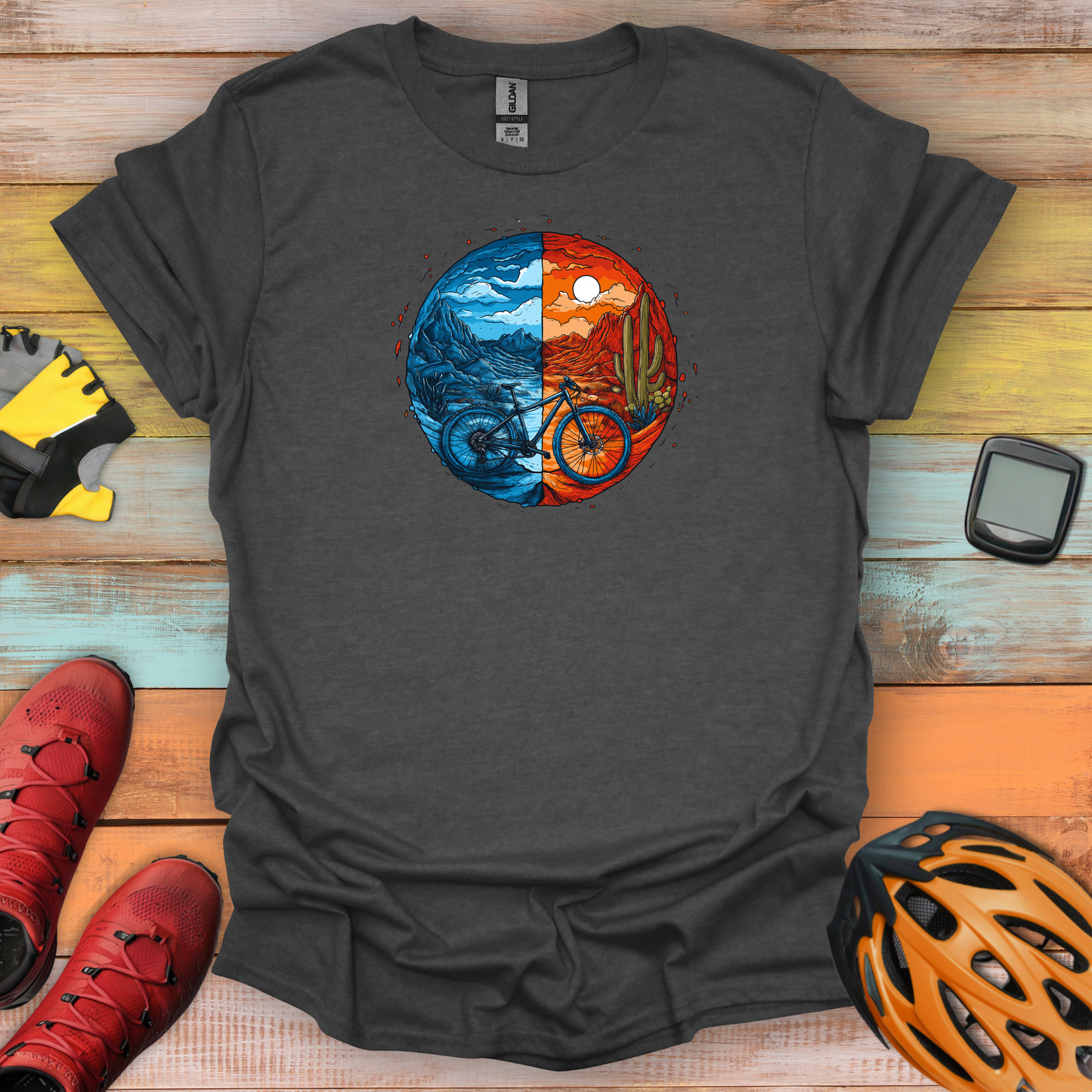 Biking Through the Elements T-Shirt