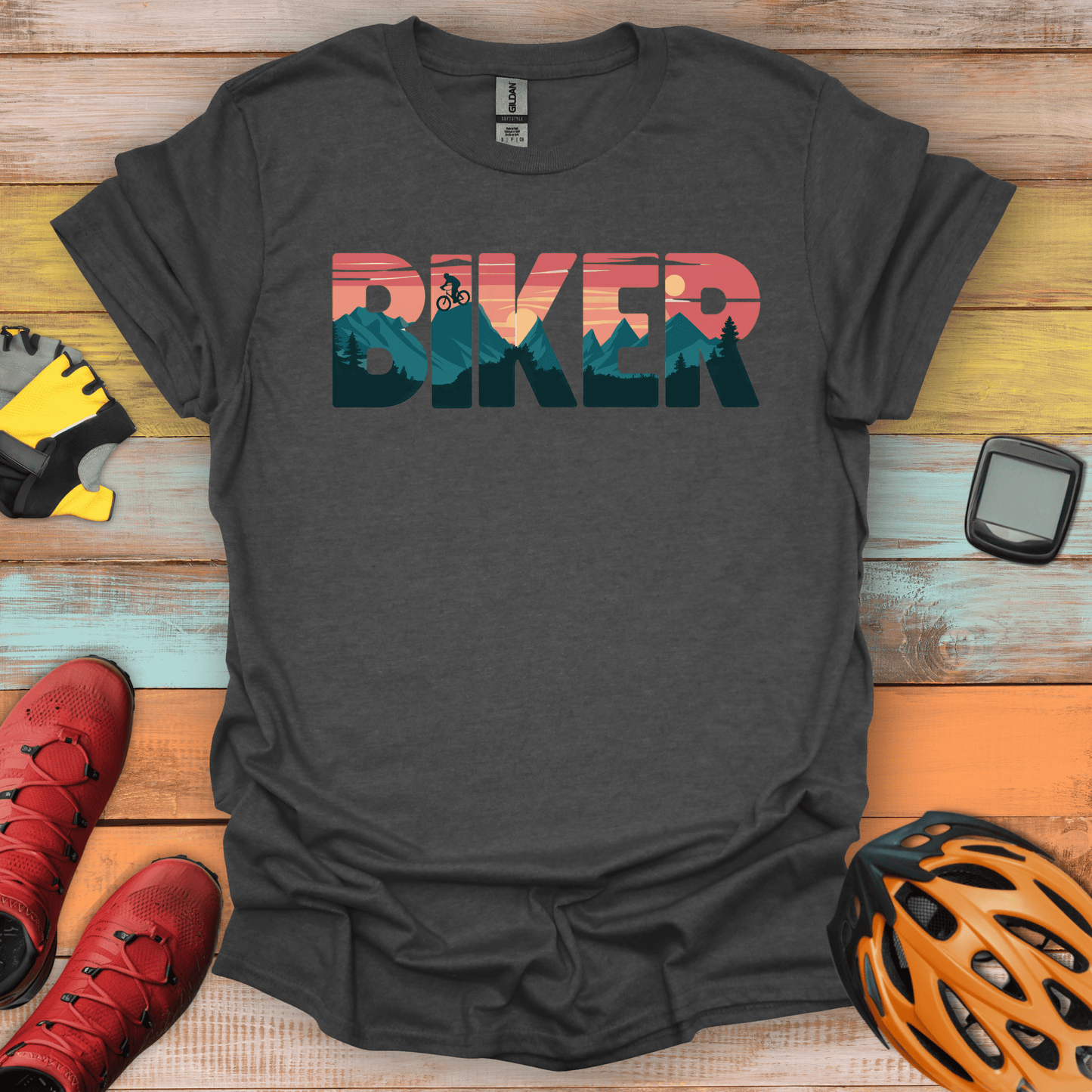 Sunset Biker T-Shirt