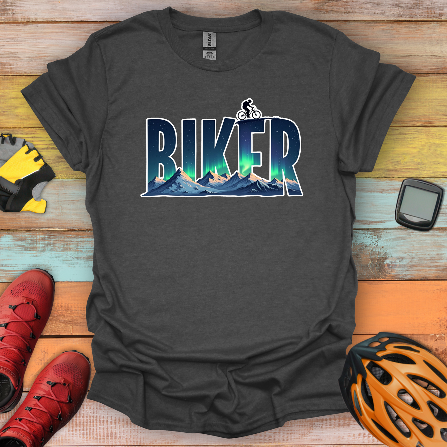 Aurora Biker T-Shirt