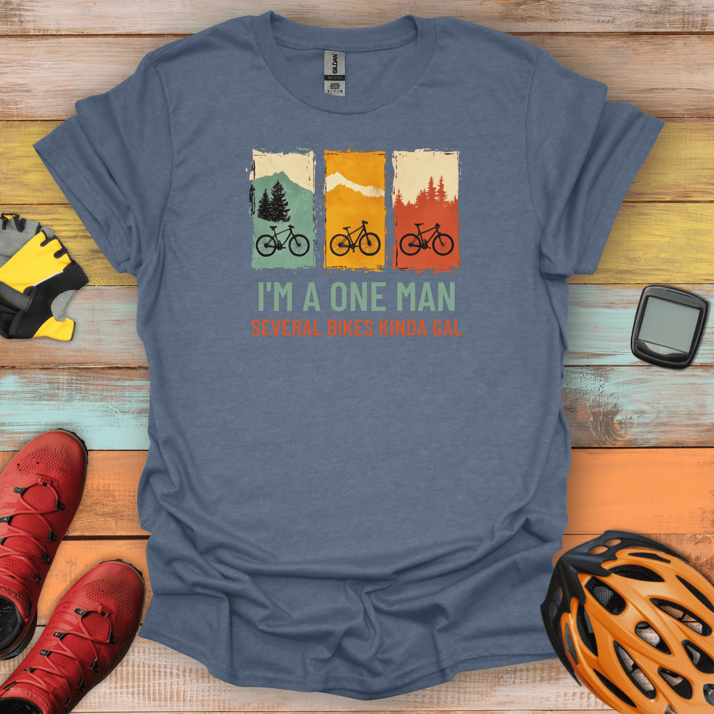 One Man Many Rides T-Shirt