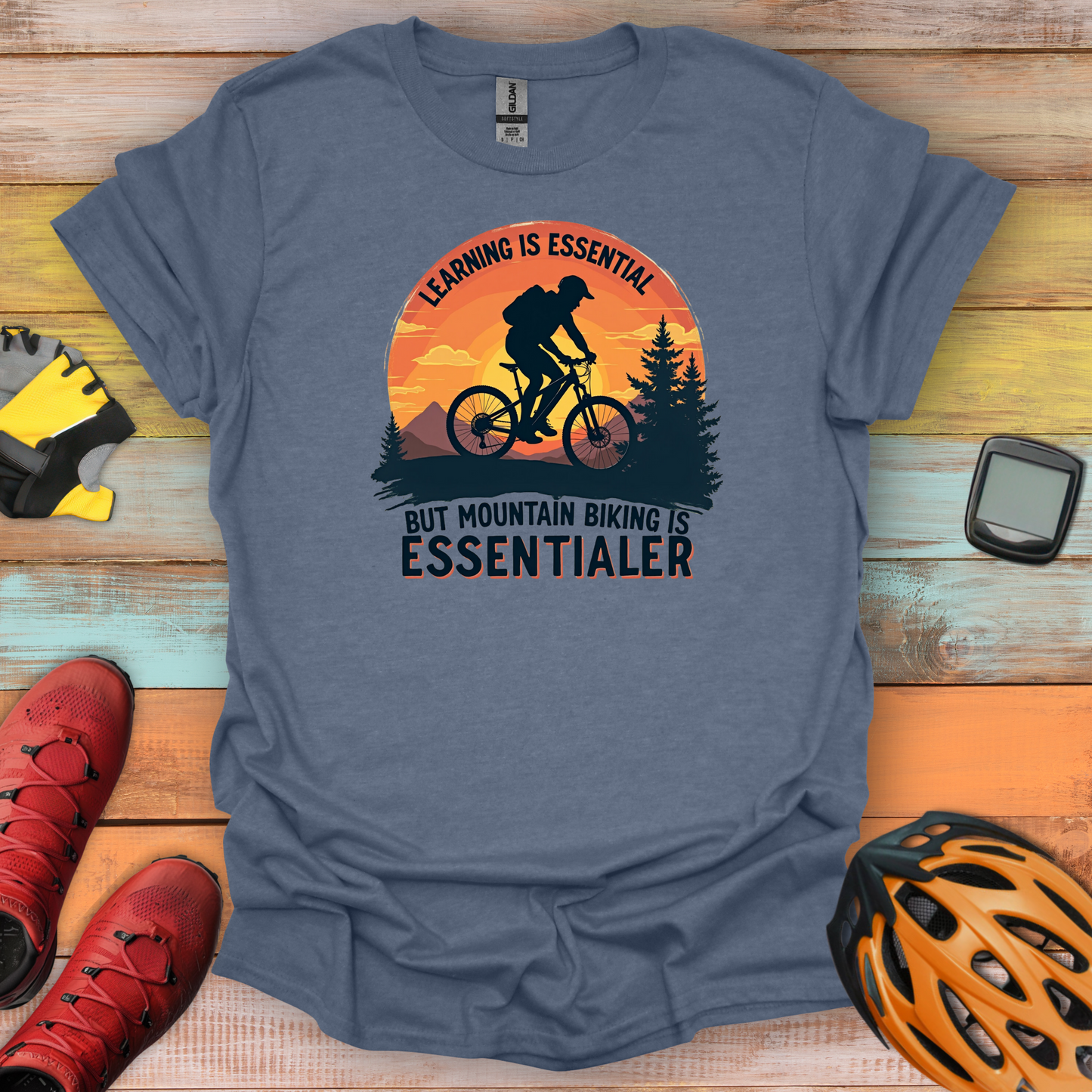 Essential Mountain Biker T-Shirt