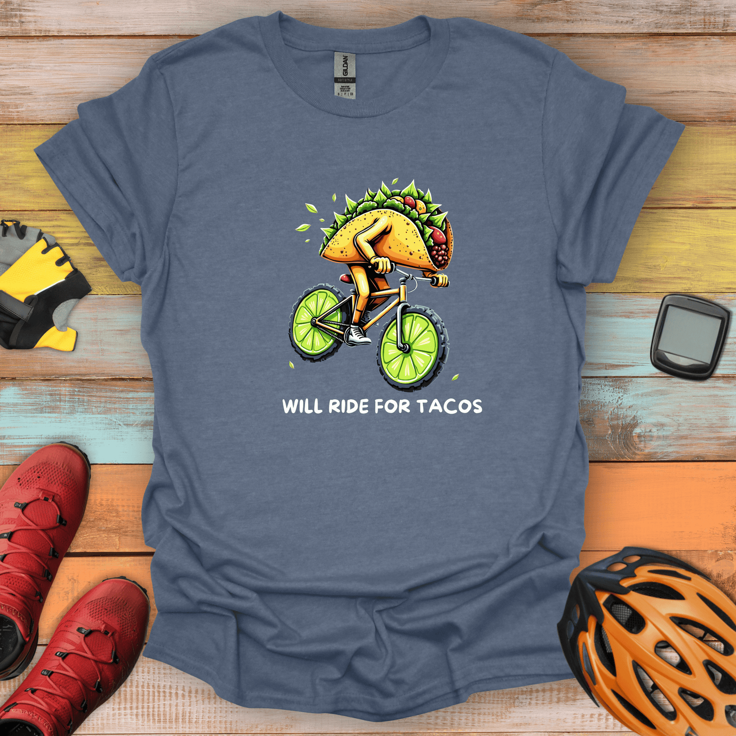 Taco Bike Fiesta T-Shirt