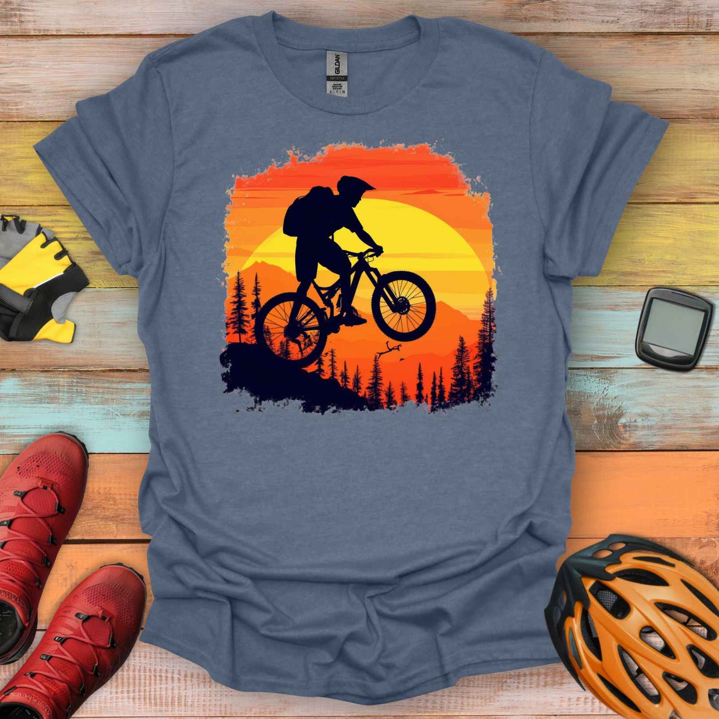 Biker Silhouette T-Shirt