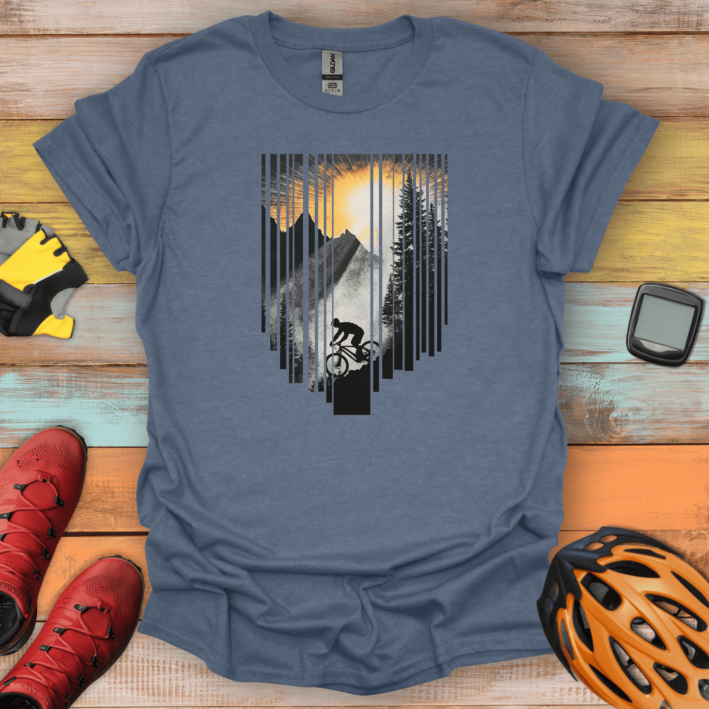 Sunset Downhill T-Shirt