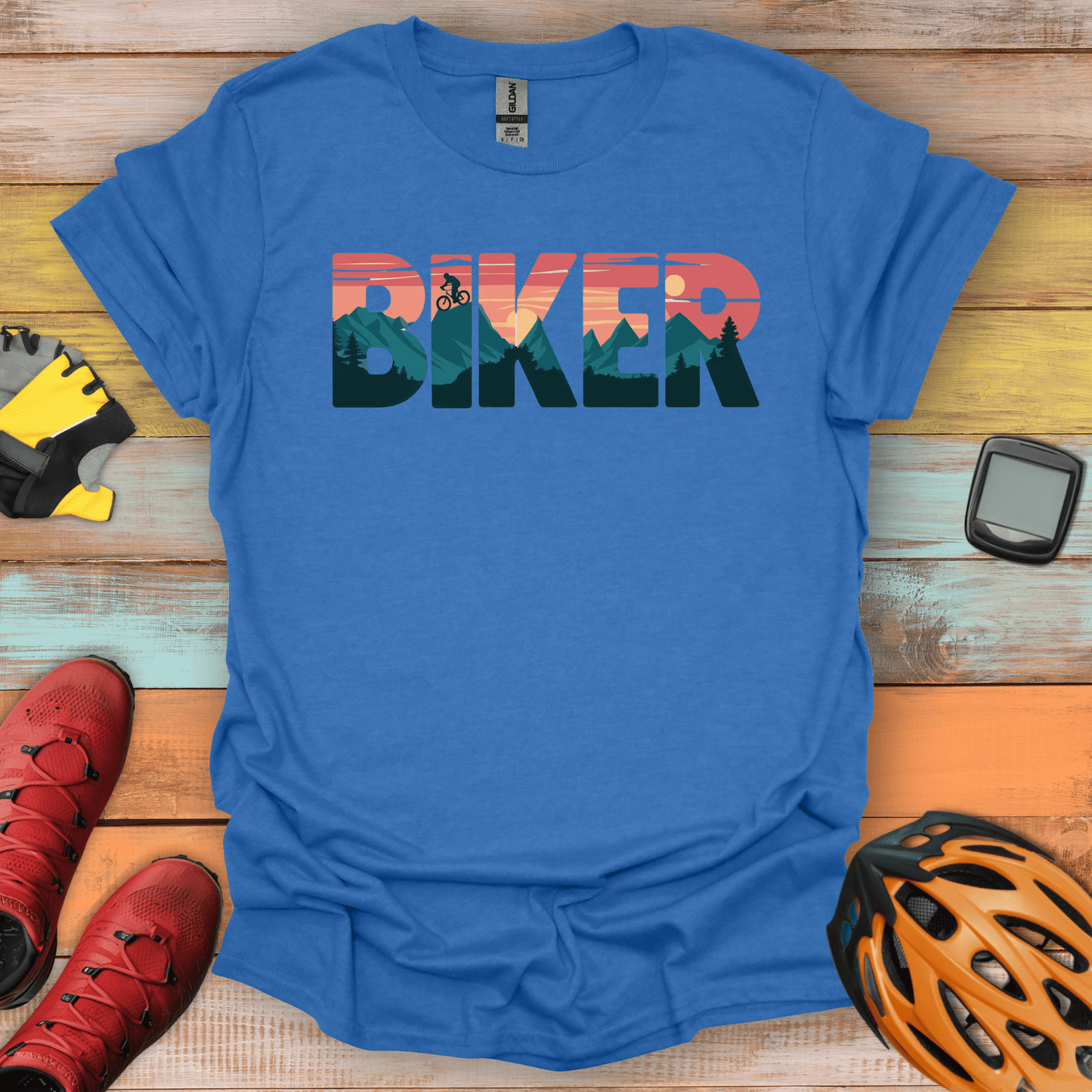 Sunset Biker T-Shirt