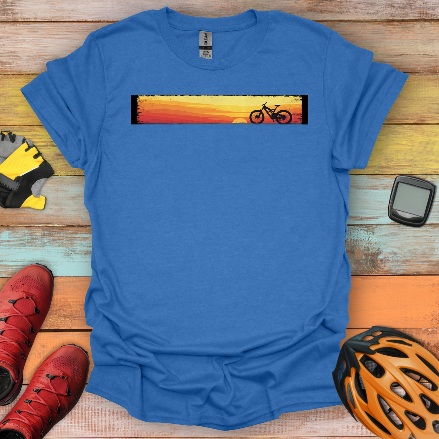 Retro Horizon Bike T-Shirt