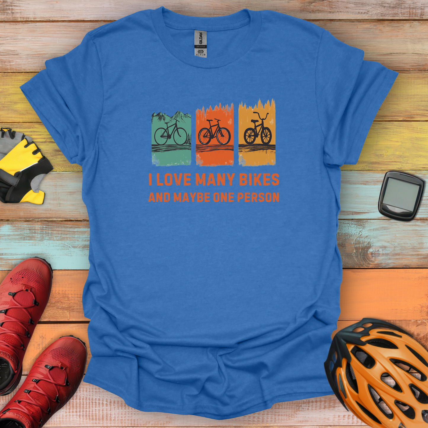 Love Many Bikes T-Shirt