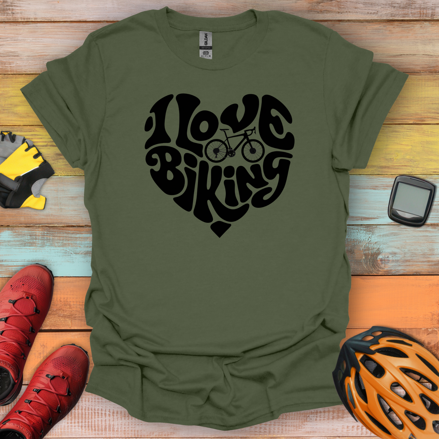Two Wheels, One Love T-Shirt