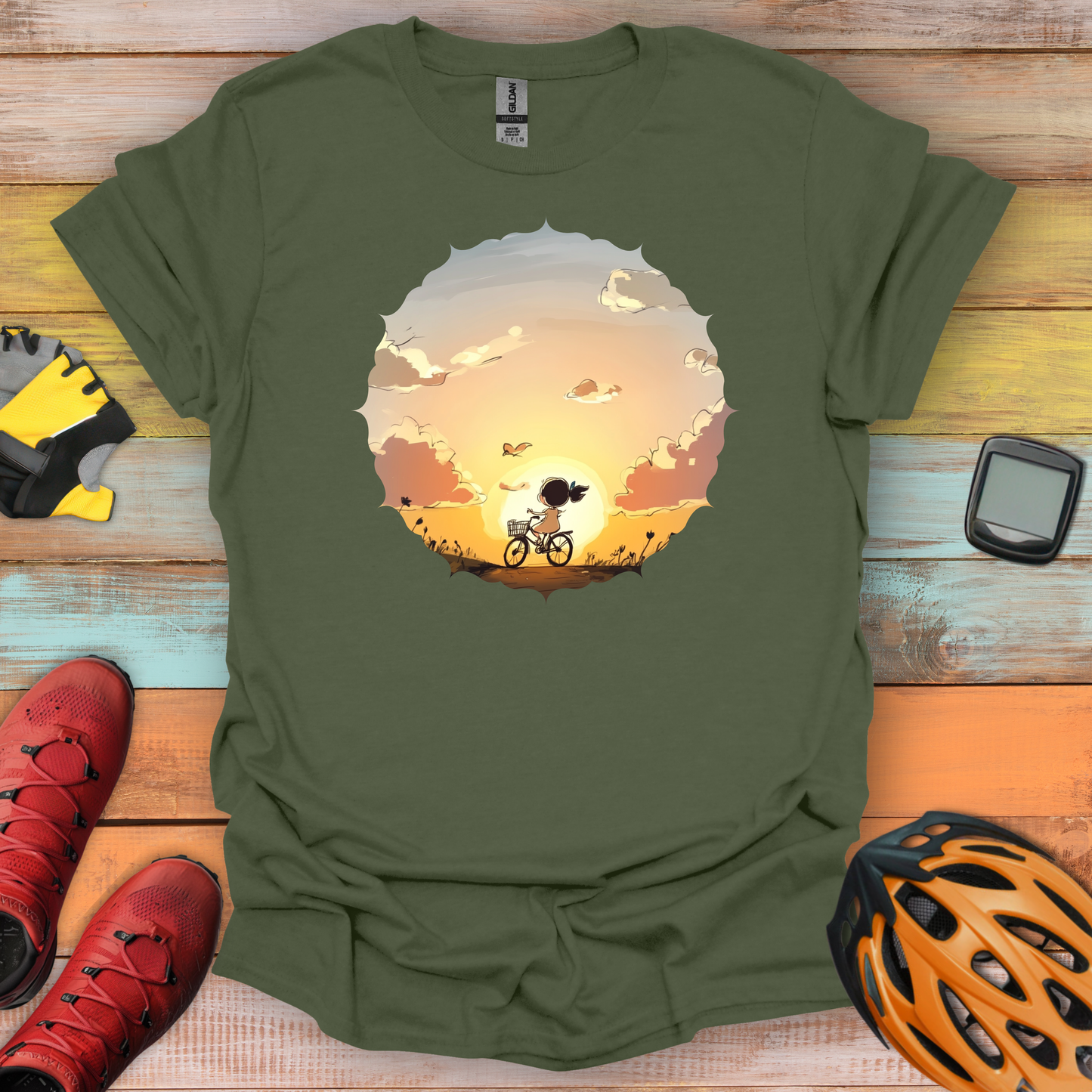 Dreamy Sunset Ride T-Shirt