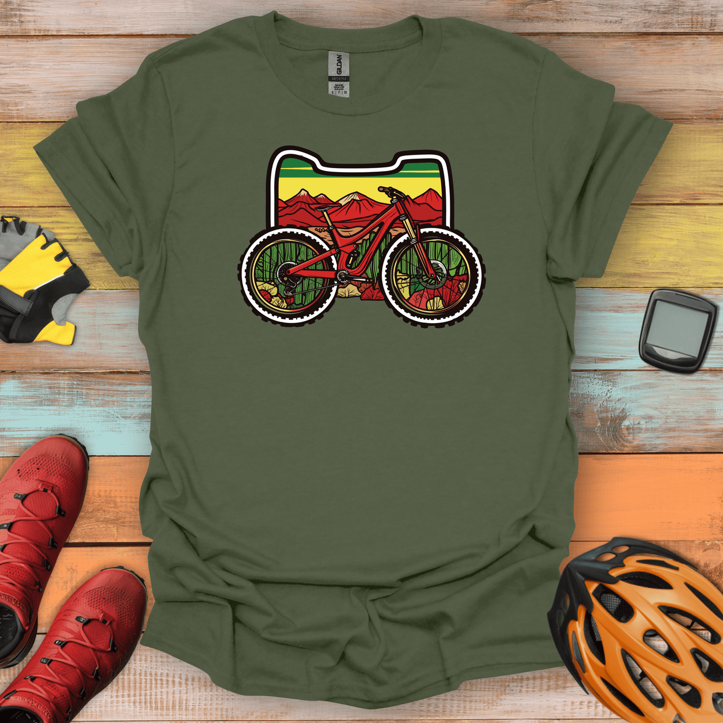 Mountain Bike Vista T-Shirt