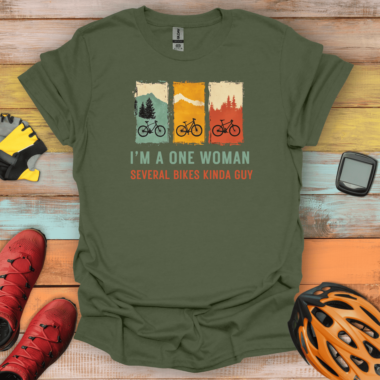 One Woman Many Rides T-Shirt