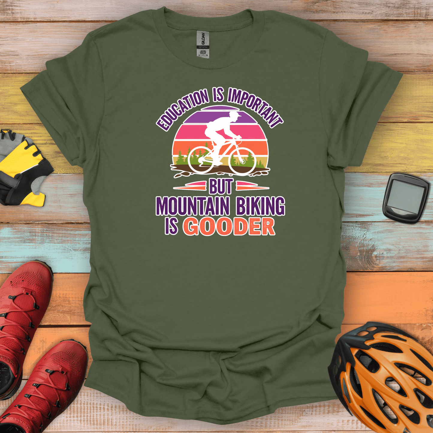 Mountain Biking Is Gooder T-Shirt