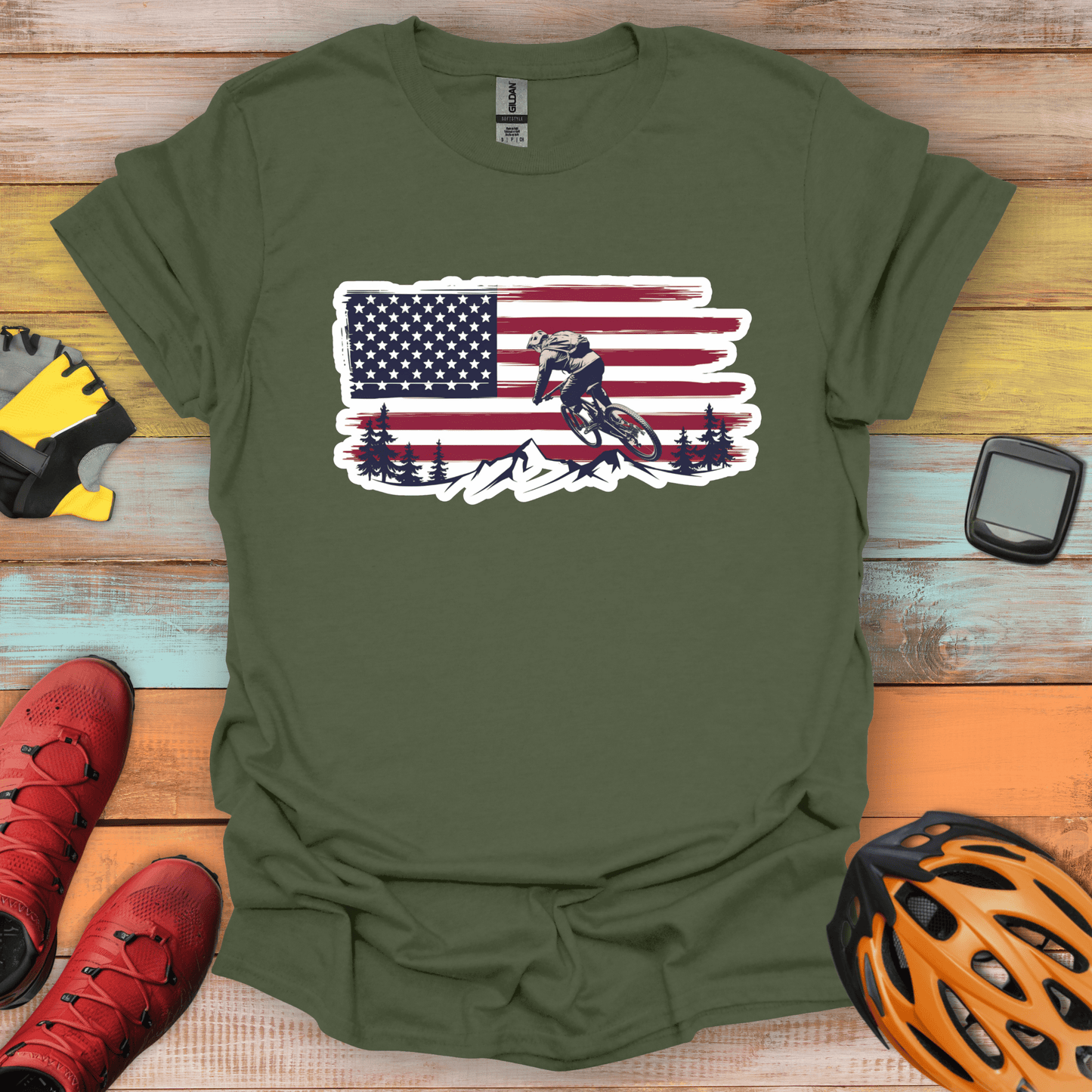 America Rides T-Shirt