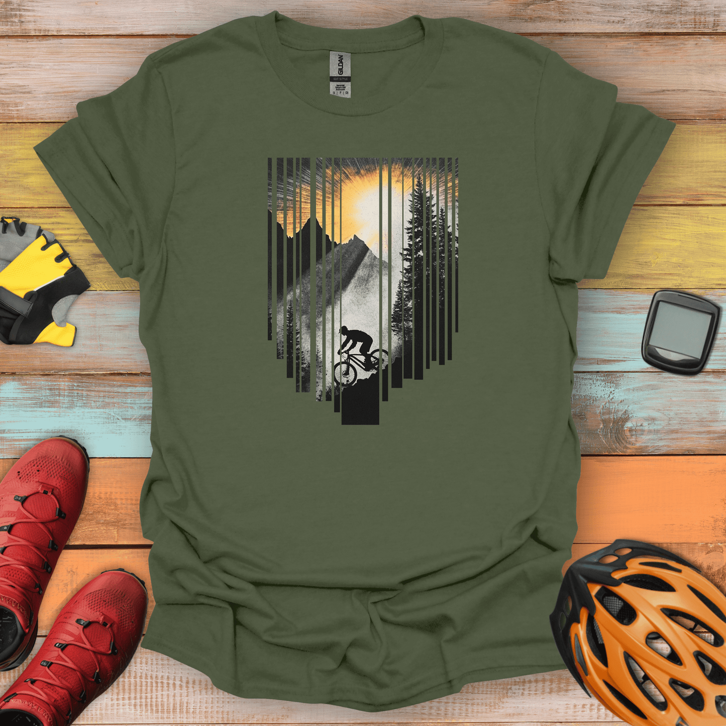 Sunset Downhill T-Shirt