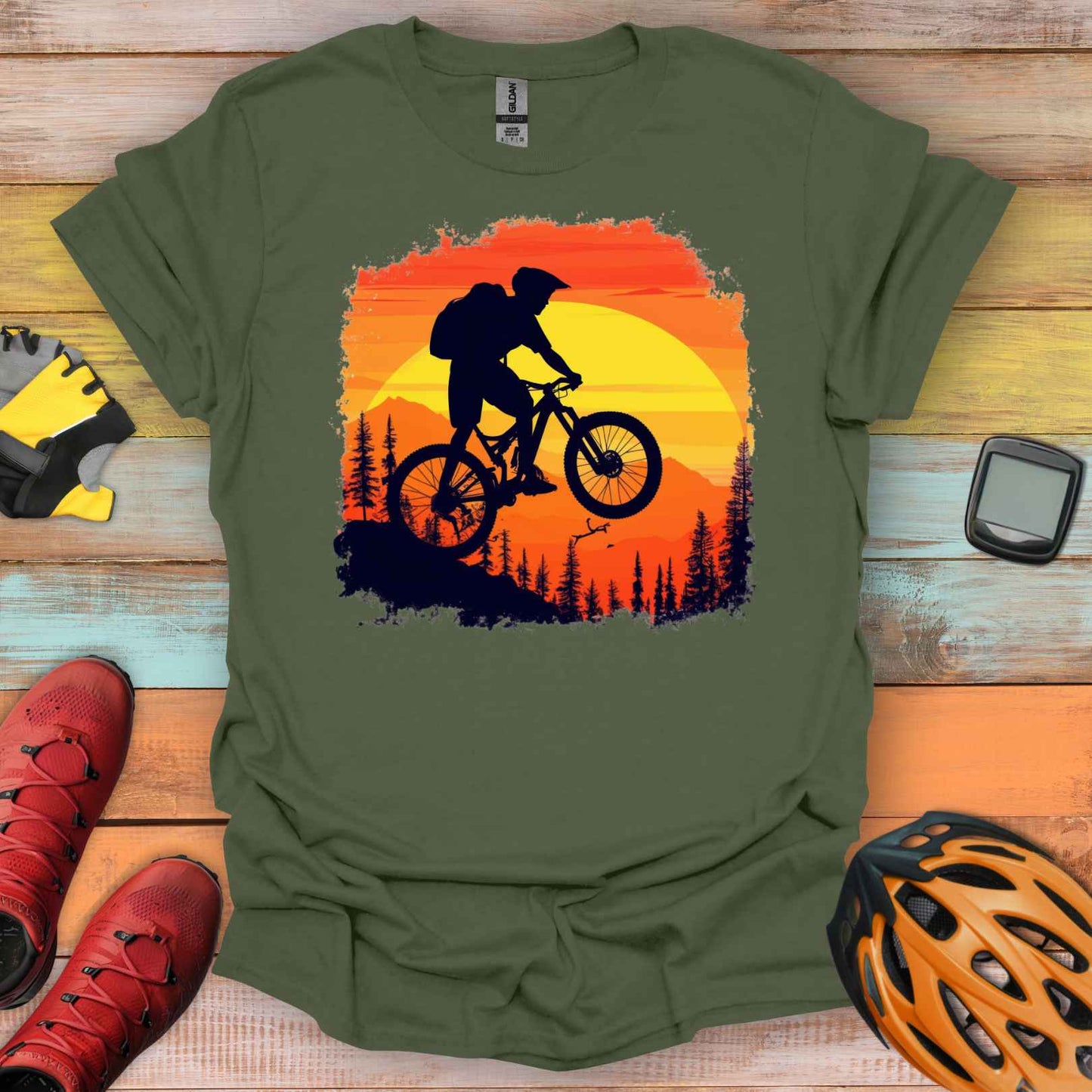Biker Silhouette T-Shirt