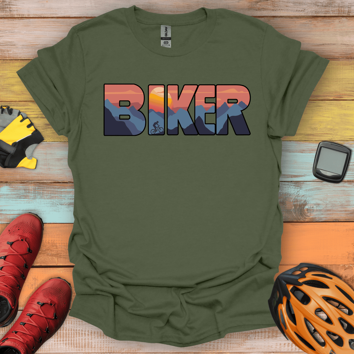 Trailblazing Biker T-Shirt