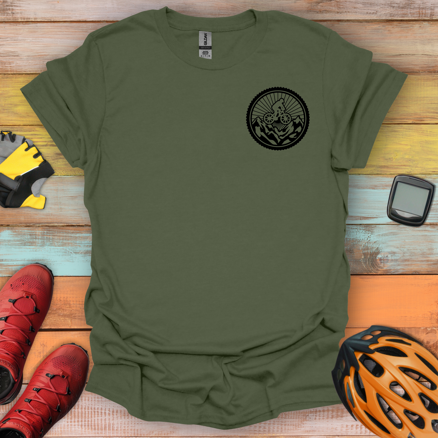 Rider Wheel Small T-Shirt