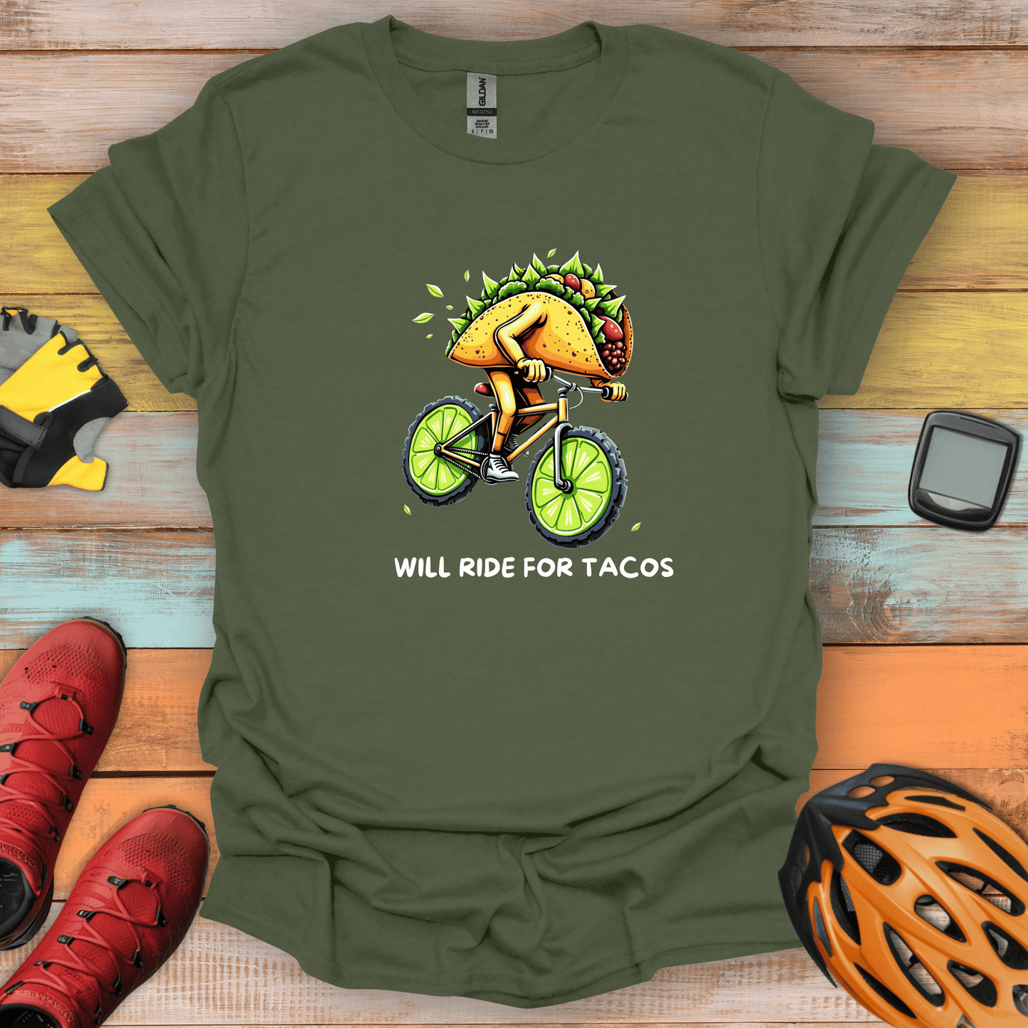 Taco Bike Fiesta T-Shirt