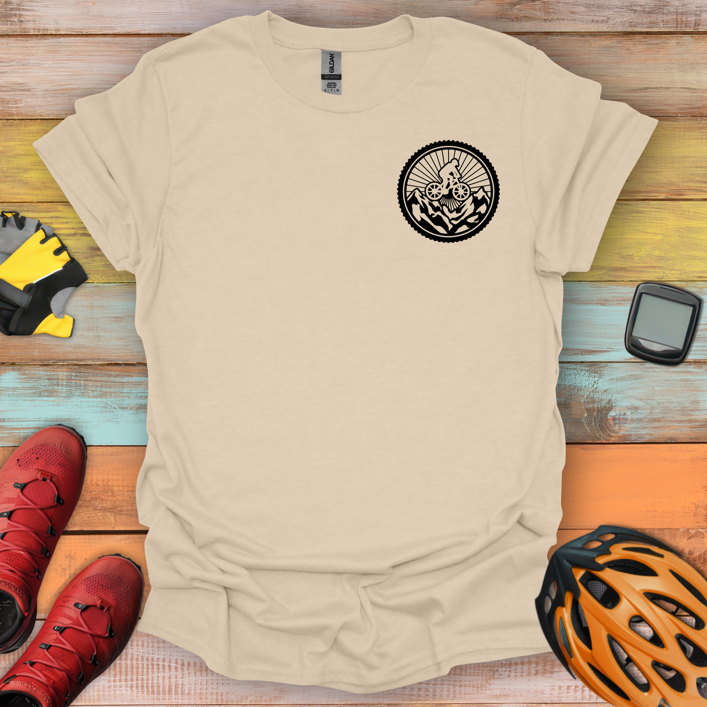 Rider Wheel Small T-Shirt