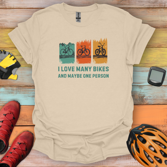 Love Many Bikes T-Shirt