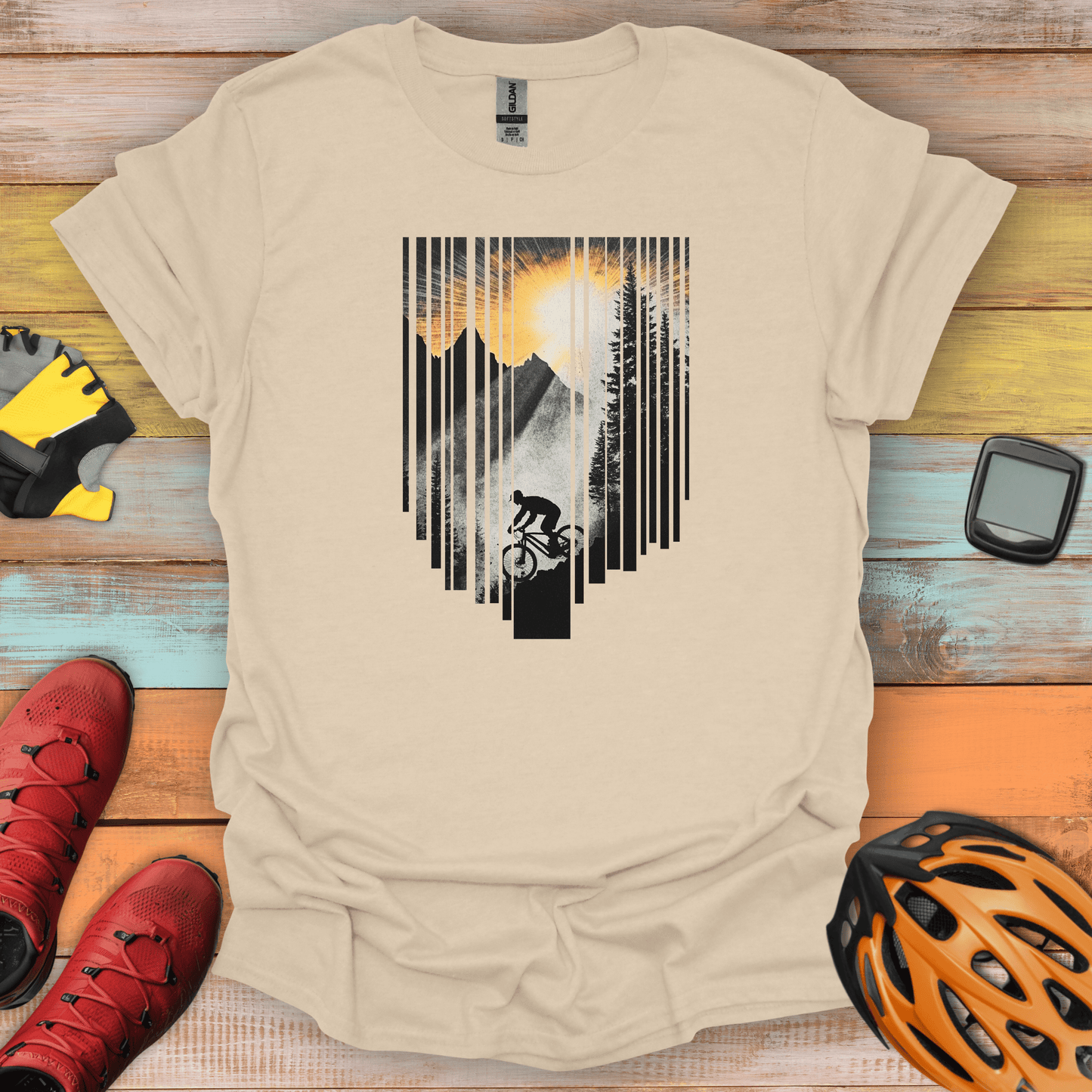 Sunset Downhill T-Shirt