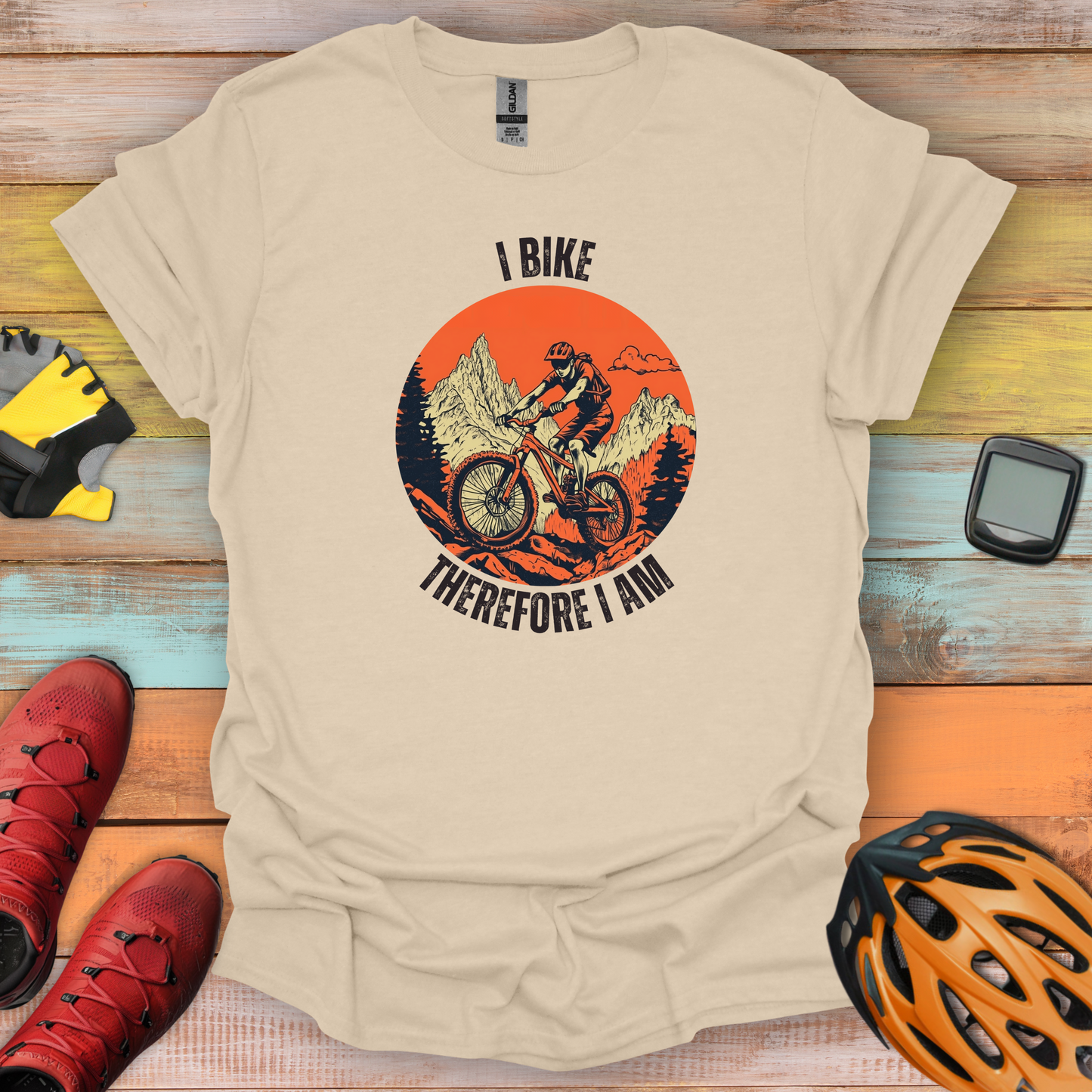 I Bike Circle T-Shirt