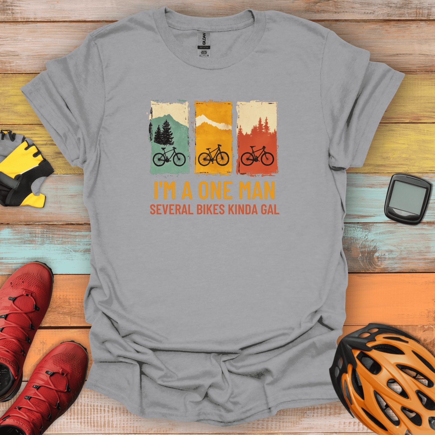 One Man Many Rides T-Shirt