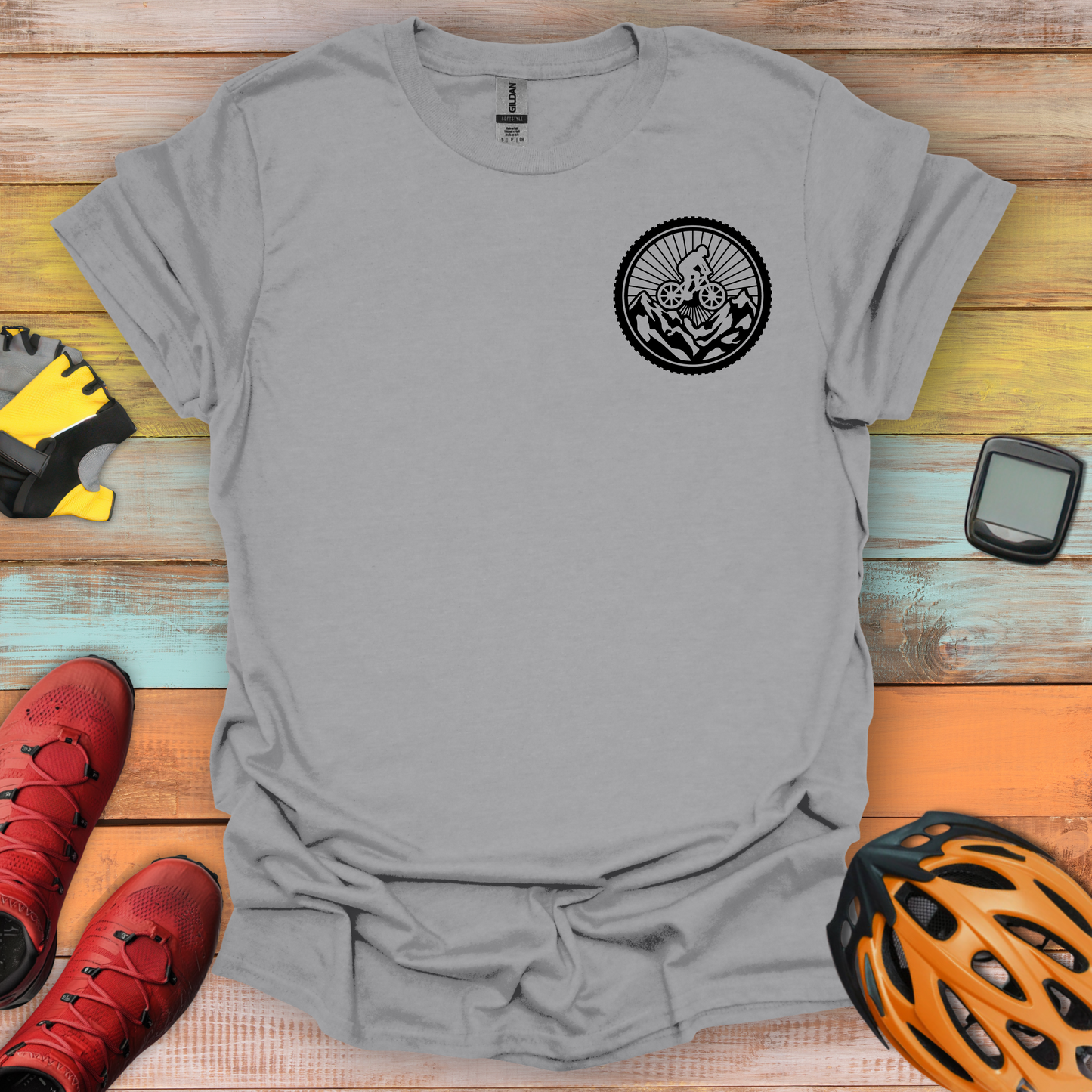 Rider Wheel Small T-Shirt