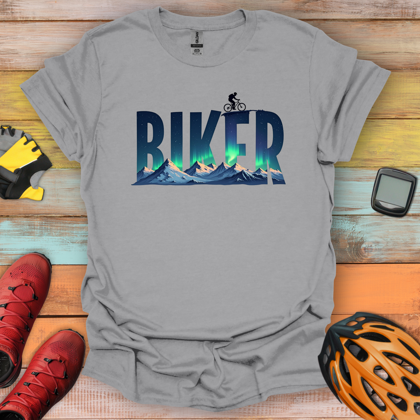 Aurora Biker T-Shirt