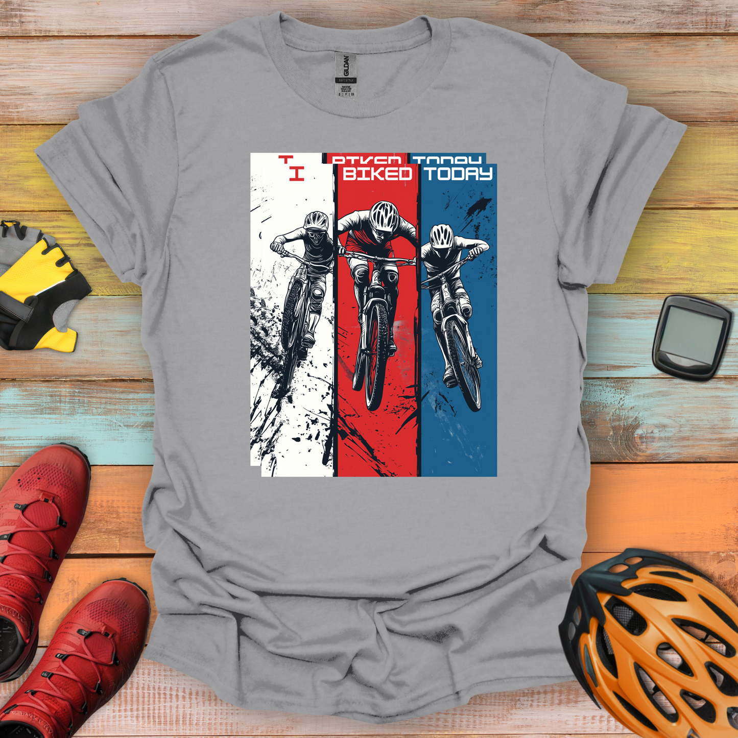 I Biked Today T-Shirt