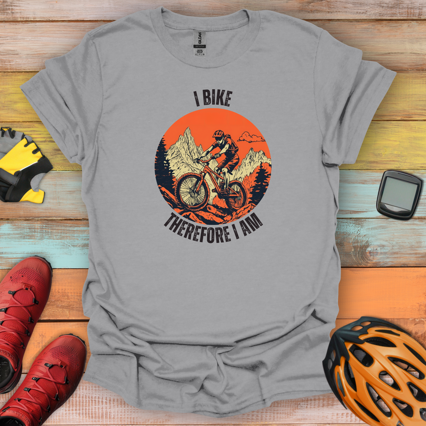 I Bike Circle T-Shirt